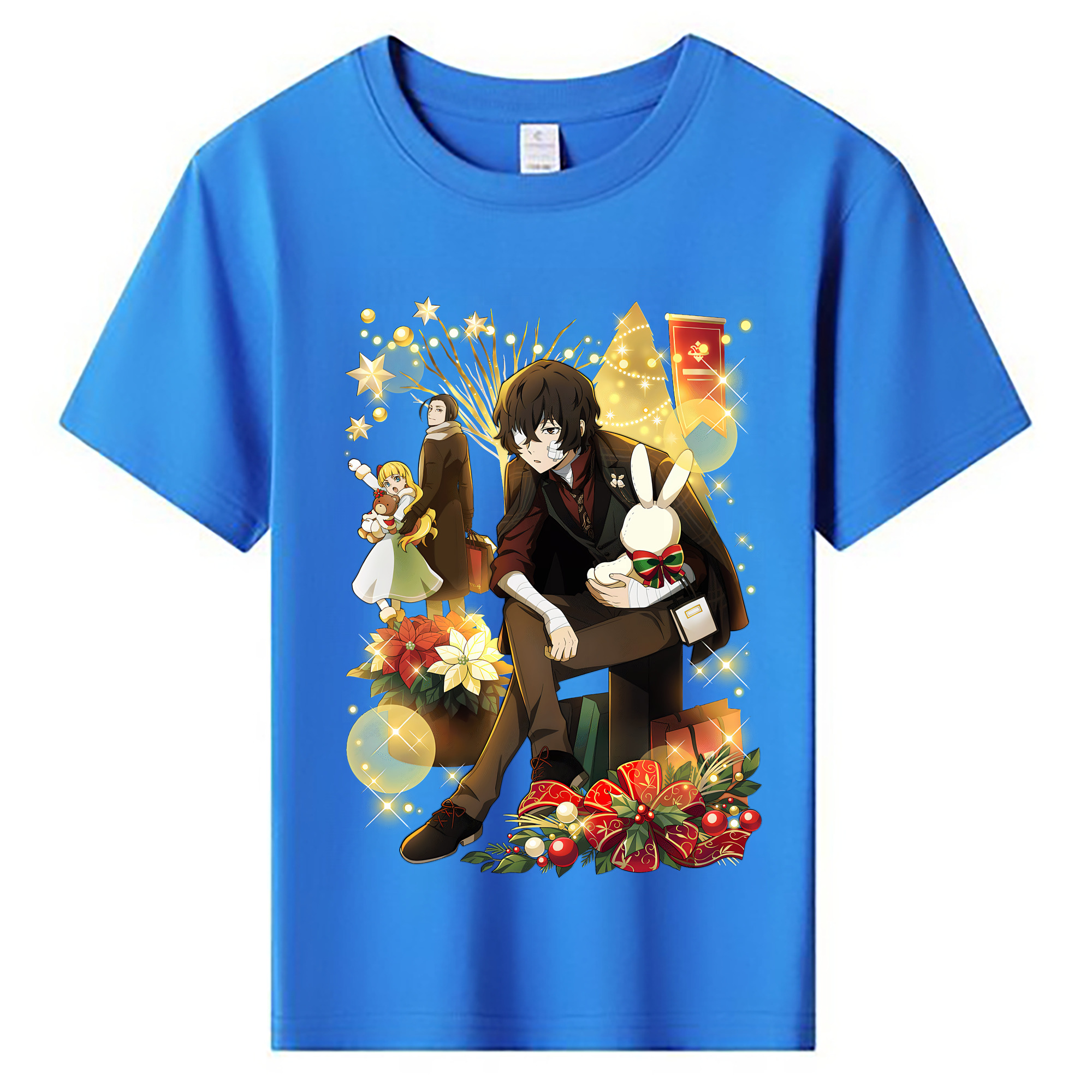 （画像用） 文豪ストレイドッグス Bungo Stray Dogs 綿100％キッズTシャツ（フロントプリント）